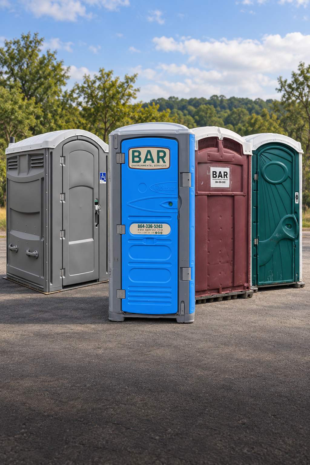 BAR Environmental Services Standard Porta Potties