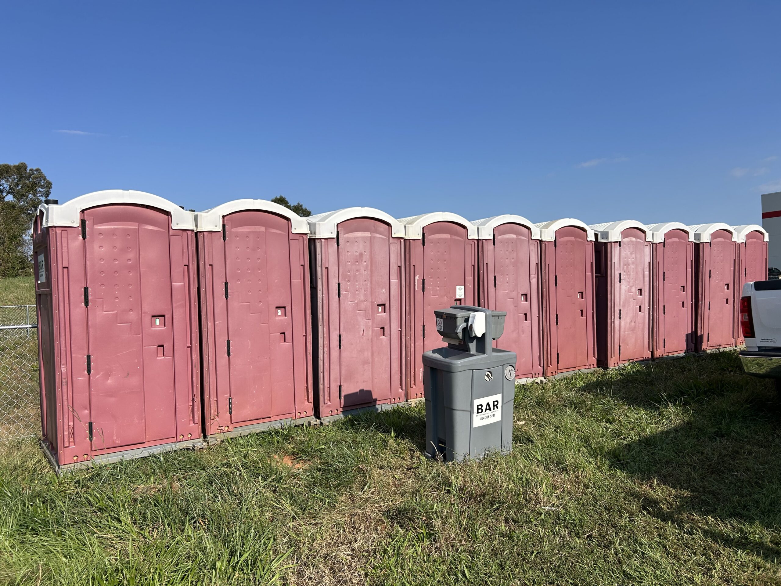 BAR Environmental Services Construction Porta Potty